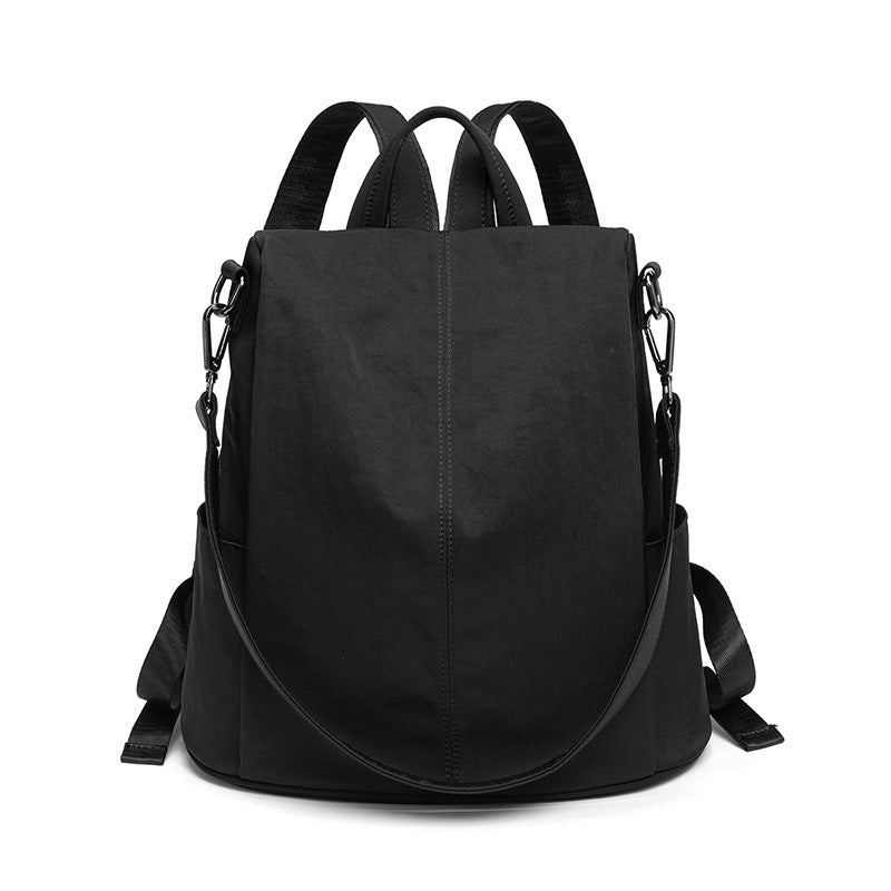 Anti-theft backpack for women 2023 new Korean version, trendy and easy to match, fashionable canvas bag, school bag, Oxford cloth multi-purpose backpack