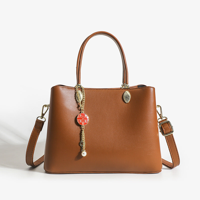 Sensational bride red wedding bag tote bag large capacity mother-in-law bag portable shoulder bag niche crossbody bag