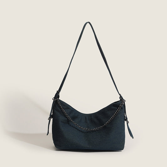 2023 New Versatile Commuting Crossbody Womenâs Bag Shoulder Casual Fashion Trendy Tote Bag Large Capacity Retro Denim Bag