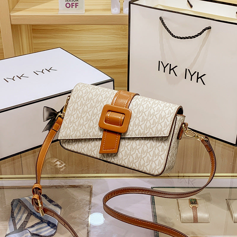 Women's bags hand-held women's bags 2023 new trend Internet celebrity fashion crossbody shoulder bag women's printed women's bag
