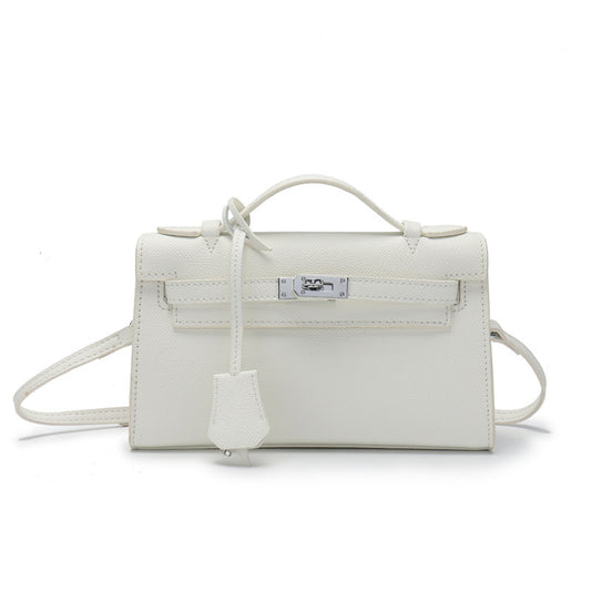 New Palm Pattern EPSOM Cowhide Shoulder Bag Generation Little Kelly Clutch Mini Mini Genuine Leather Crossbody Womenâs Bag