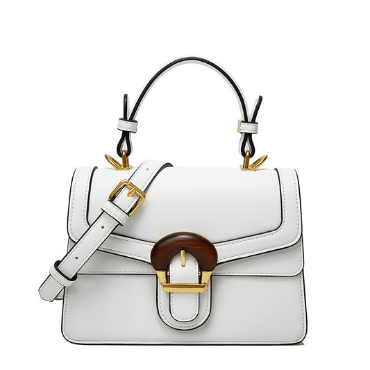 2021 new style cowhide retro portable small square bag Dionysus bag single shoulder crossbody bag niche bag fashionable lock womenâs bag