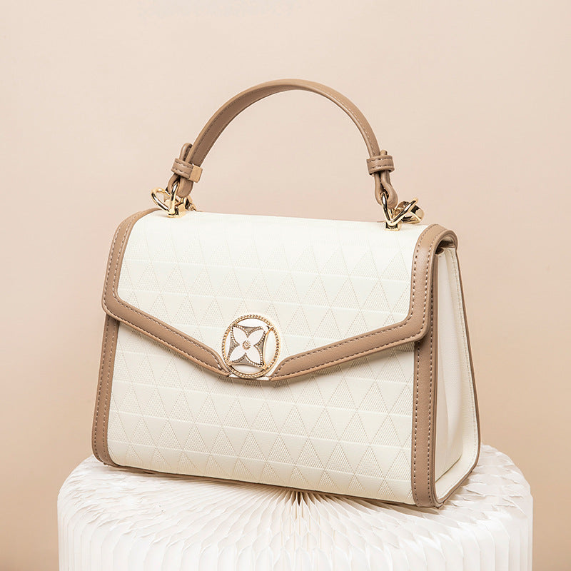 2023 New Genuine Leather Women's Bag Shoulder Design Embossed High-Level Crossbody Handbag Summer and Autumn Soft Leather Bag for Women