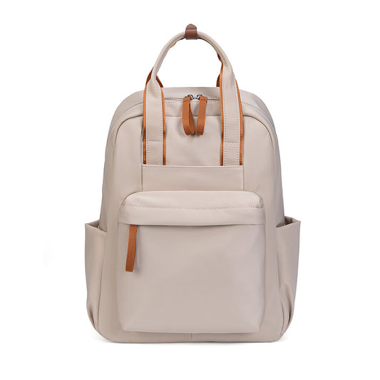 Oxford cloth backpack, fashionable commuter 14-inch computer bag 2023 new casual, lightweight and simple student travel bag