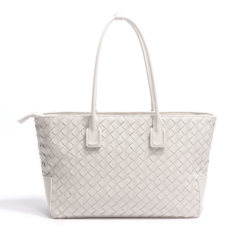 Wholesale foreign trade 2024 new style woven women's bag tote bag large capacity retro fashion women's handbag shoulder bag