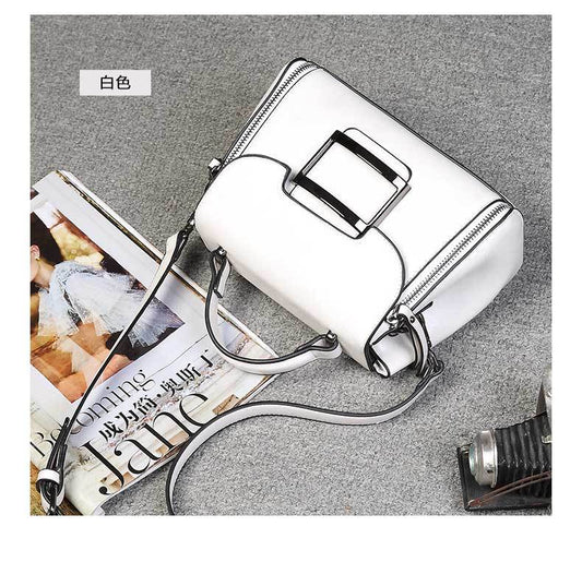 2023 New Genuine Leather Women's Bag Casual Shoulder Bag Fashion Crossbody Bag Manufacturer One Piece Women's Bag LOGO