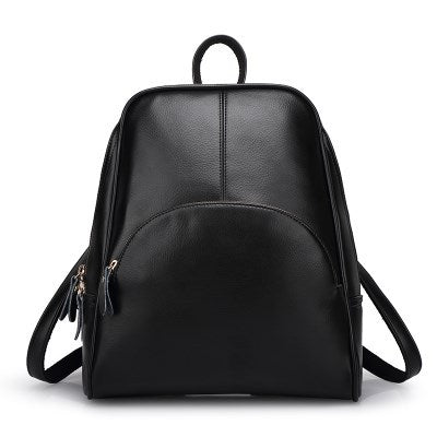 Fashion Women's Bag 2020 New Genuine Leather Casual Backpack Women's Korean Style College Style Travel Backpack Trend