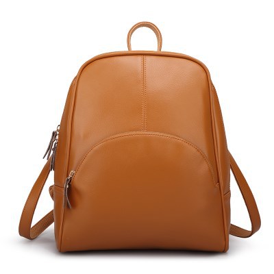 Fashion Women's Bag 2020 New Genuine Leather Casual Backpack Women's Korean Style College Style Travel Backpack Trend