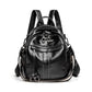 Fashionable anti-theft backpack for women 2023 spring new easy-to-match retro oil wax leather multi-purpose backpack casual travel bag