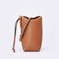 Bag wholesale women's 2022 summer new style simple and fashionable genuine leather mini crossbody mobile phone small bag shaped bucket bag