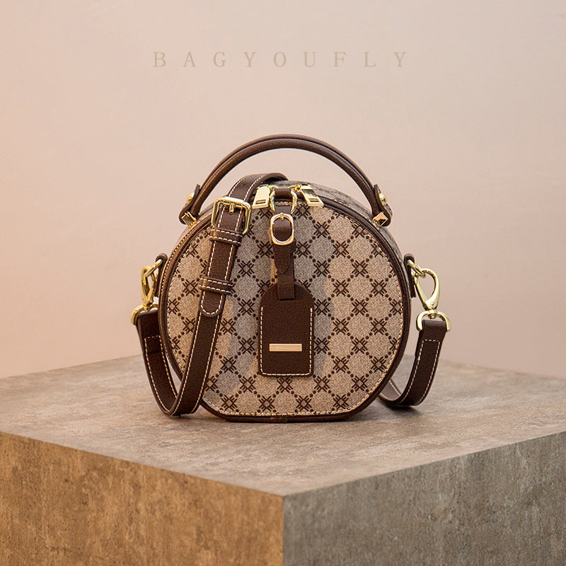 Internet celebrity bags 2022 new trendy and fashionable mini round bags, stylish and versatile round cake crossbody bags, women's bags