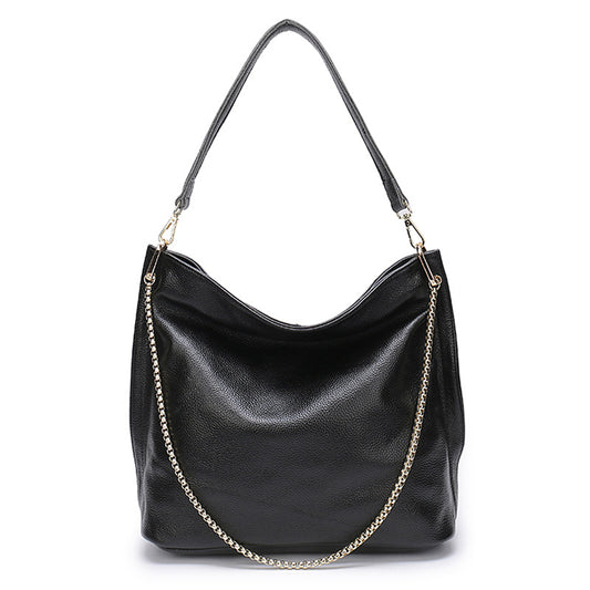 2020 new top-layer cowhide women’s tote bag cowhide fashion large-capacity shoulder handbag one-piece dropshipping