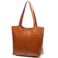 2022 Fashionable Genuine Leather Women's Bag Shoulder Cowhide Wholesale Shopping Bag Portable Genuine Leather Bag Simple and Practical Women's Large Bag