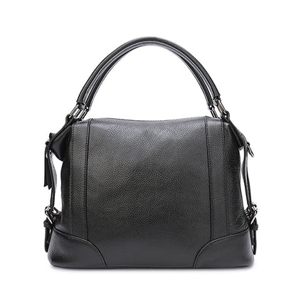 Manufacturer wholesale 2020 new genuine leather women's bag fashionable classic simple cowhide shoulder handbag bag one piece drop shipping