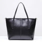 New genuine leather women's bag OL commuter style pearlescent cowhide large capacity European and American fashion portable shoulder women's tote bag