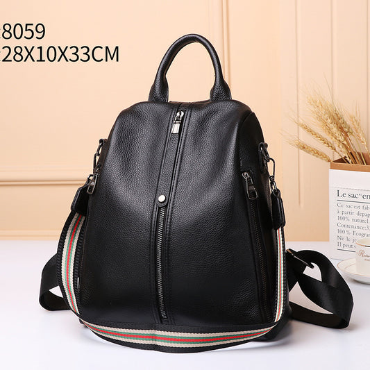 2020 New European and American Fashion Backpack Retro Versatile Large Capacity School Bag Casual Foreign Trade Ladies Backpack