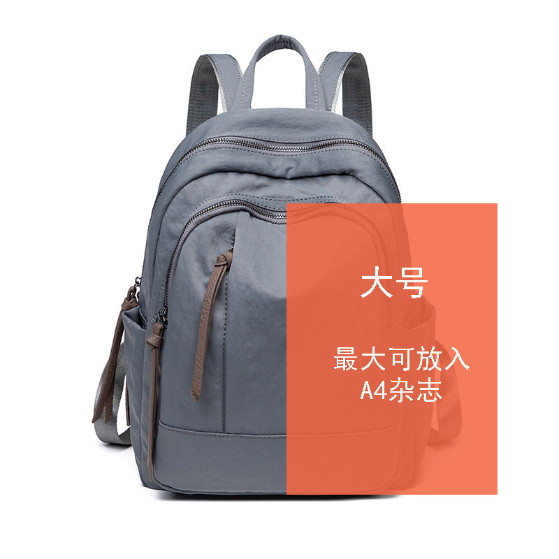 Oxford cloth backpack for women 2023 new anti-theft backpack easy to wear school bag lightweight large capacity casual travel bag trendy