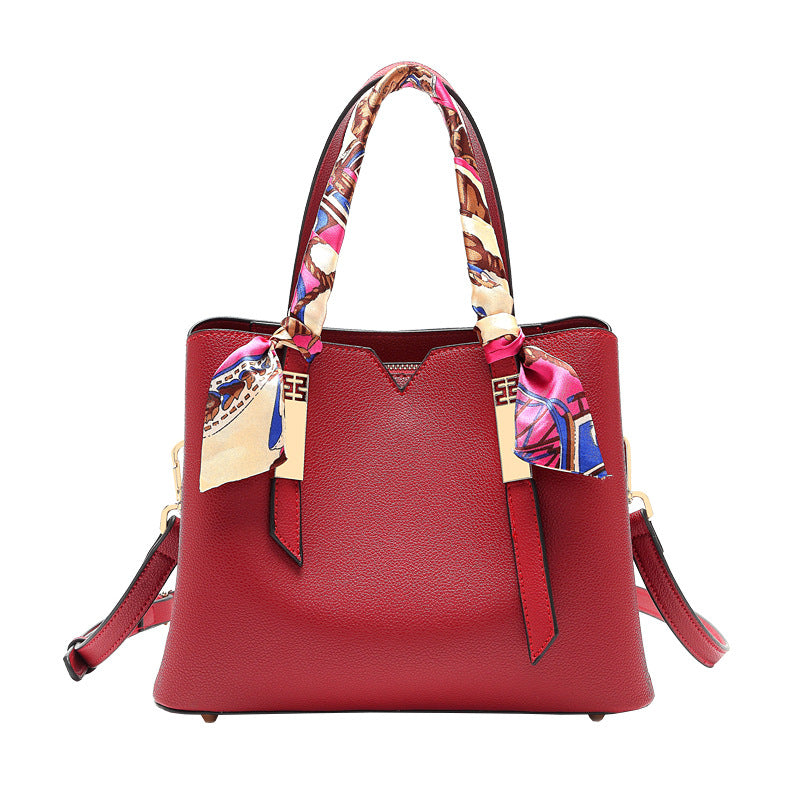 Red wedding wedding bag bridal bag festive and easy to wear 2023 new style handbag one-shoulder cross-body mother bag