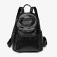 Lychee pattern backpack for women 2023 new style easy to wear casual soft leather backpack large capacity student school bag travel bag trend