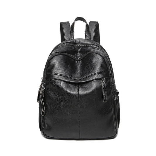 Backpack for women 2023 new Korean style easy-to-match casual backpack simple fashion college style school bag travel bag