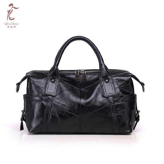 Bags for women Guangzhou bags supply first-layer cowhide women's bags women's shoulder crossbody bag one-piece dropshipping handbag