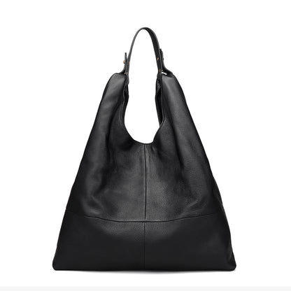 2022 Simple Shoulder Bag Large Capacity First Layer Cowhide Women's Bag Ladies Handbag Guangzhou Venue One-piece Dropshipping