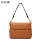 2023 spring and summer new style genuine leather women's bag with multiple zipper compartments, shoulder crossbody bag, first-layer cowhide handbag, trendy 2006