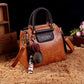 2021 New Genuine Leather Women's Bag European and American Fashion Litchi Grain Cowhide Hand-Ball Crossbody Bag