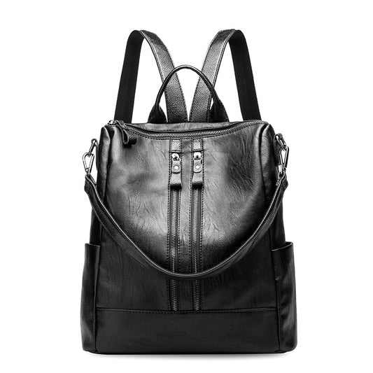 Wholesale backpack cross-border new style European and American fashion genuine leather women's bag travel Amazon mommy bag foreign trade backpack