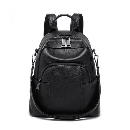 2022 New Backpack European and American Style Authentic Backpack Women’s Genuine Leather Fashion Travel Bag Wholesale