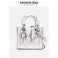 2023 New Bags for Women Contrast Color Snake Print Princess Diana Bags Women’s Handbags High-end Glossy Single Shoulder Crossbody Bag