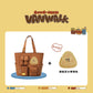 VANWALK bakery homemade Japanese girl food illustration tote bag large capacity cute student shoulder bag