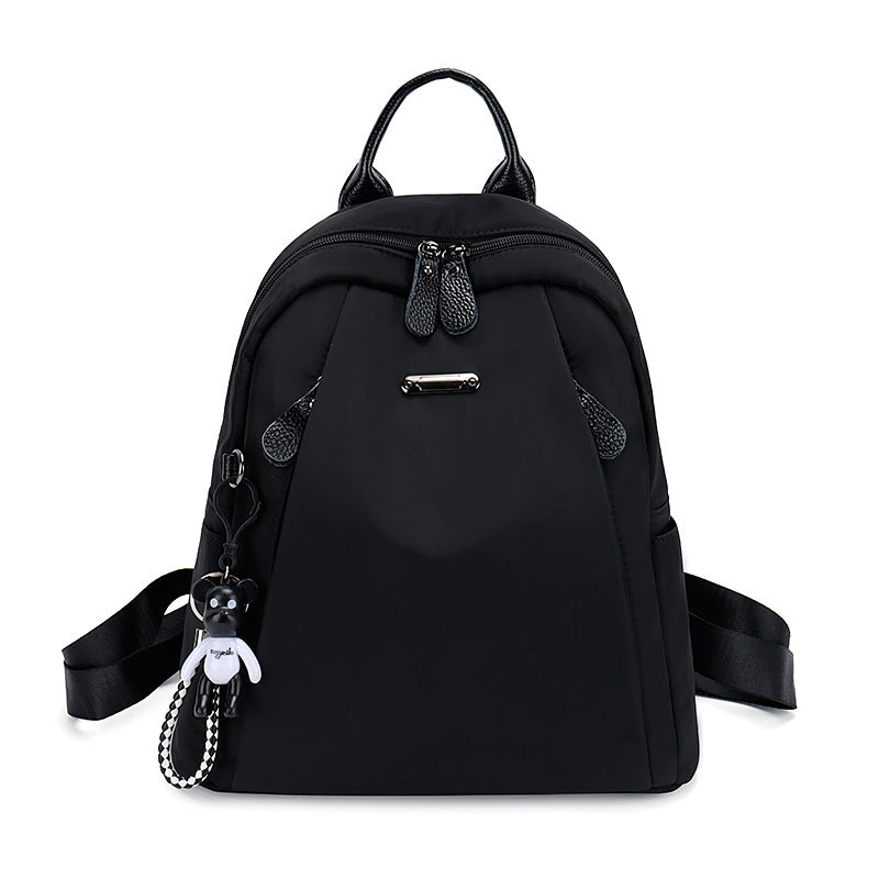 Backpack Women 2023 New Summer Travel Oxford Cloth Backpack Women's Versatile Fashion Canvas Small Bag School Bag