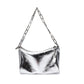 Niche baguette bag armpit bag for women 2023 new summer high-end silver handbag crossbody shoulder bag