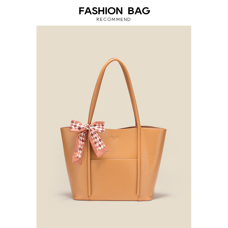 2023 autumn and winter universal women's bag PU large-capacity tote bag mother bag fashionable and high-end