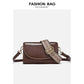 Crossbody bag women's bag casual bag Japanese and Korean small bag 2023 new style trendy INS wide shoulder strap simple texture shoulder bag