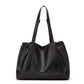 This year’s new large-capacity handbag for women, Korean style, casual tote bag, high-end solid color simple shoulder bag