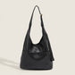 High-end retro style shoulder bag, Korean style niche solid color tote bag, simple handheld women's bag for daily travel