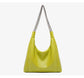 Korean soft leather retro tote bag 2023 new style trendy lazy style large shoulder bag large capacity chain armpit bag