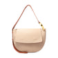 2022 new half-moon-shaped handbags, lip-shaped metal design, large-capacity women's bags, casual and fashionable