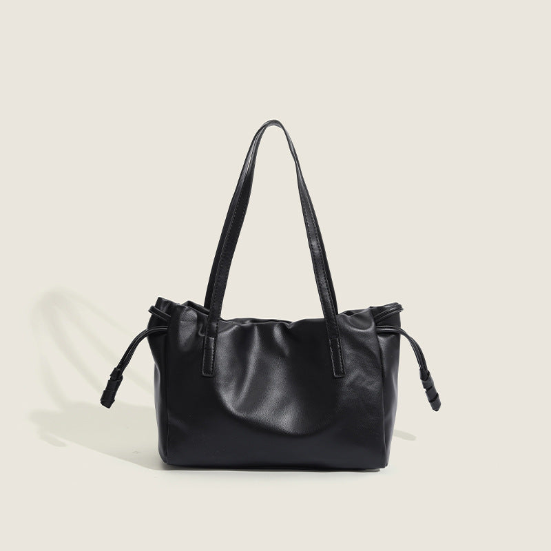 Commuting large-capacity bag for women 2023 new summer simple texture tote bag niche fashion armpit bag