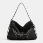 2023 summer new niche design soft leather chain tote bag women's large-capacity shoulder bag crossbody commuter bag