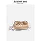 Soft leather 2023 new summer chain cloud bag pleated soft leather women's bag fashionable and versatile one-shoulder crossbody bag small bag