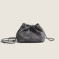 Yunduo bag chain bag small golden ball 2023 autumn new bag women's soft leather shoulder bag pleated cross-body bag