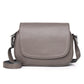 2023 Korean version of the new first-layer cowhide three-layer zipper bag, soft leather shoulder crossbody small round bag, middle-aged and elderly mother bag