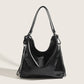 Commuter Tote Bag 2023 Winter New Niche Design High-end Fashion Versatile Pleated Shoulder Bag Women