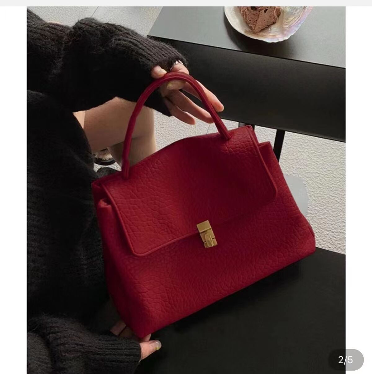 Minimalist soft leather tote bag 2023 summer new style women's bag high-end large-capacity commuter portable shoulder crossbody bag