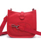 The new h family calfskin Evelyn bag mini fashionable personality single shoulder crossbody hollow bucket bag for women