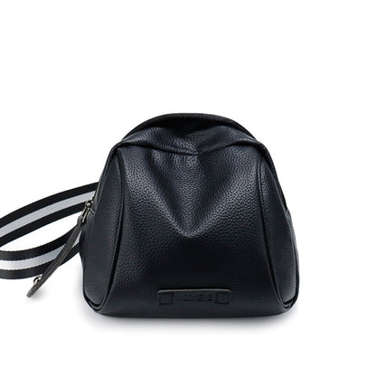 2022 New Trendy Genuine Leather Fashion Crossbody Bag Female Internet Celebrity Large Capacity Soft Leather Casual Shell Bag One-piece Dropshipping