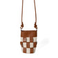 Bags for women 2022 new Korean niche design single shoulder crossbody bag trendy stitching checkerboard plaid bucket bag